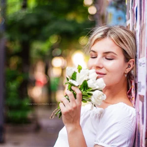 Travel portraits woman Buenos Aires