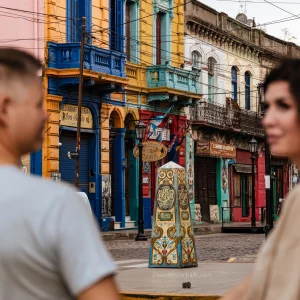 The beautiful caminito in la boca, buenos aires
