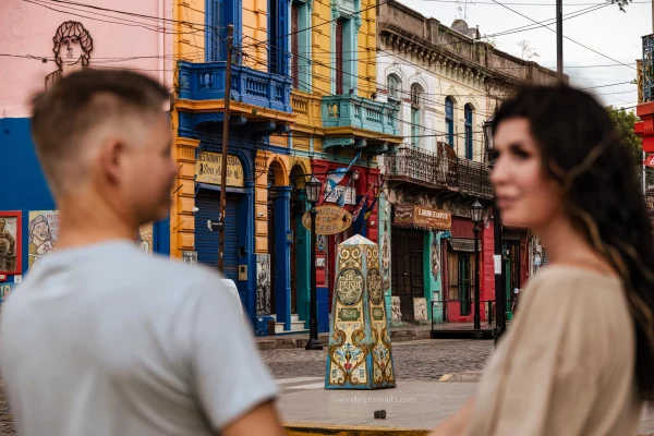 The beautiful caminito in la boca, buenos aires