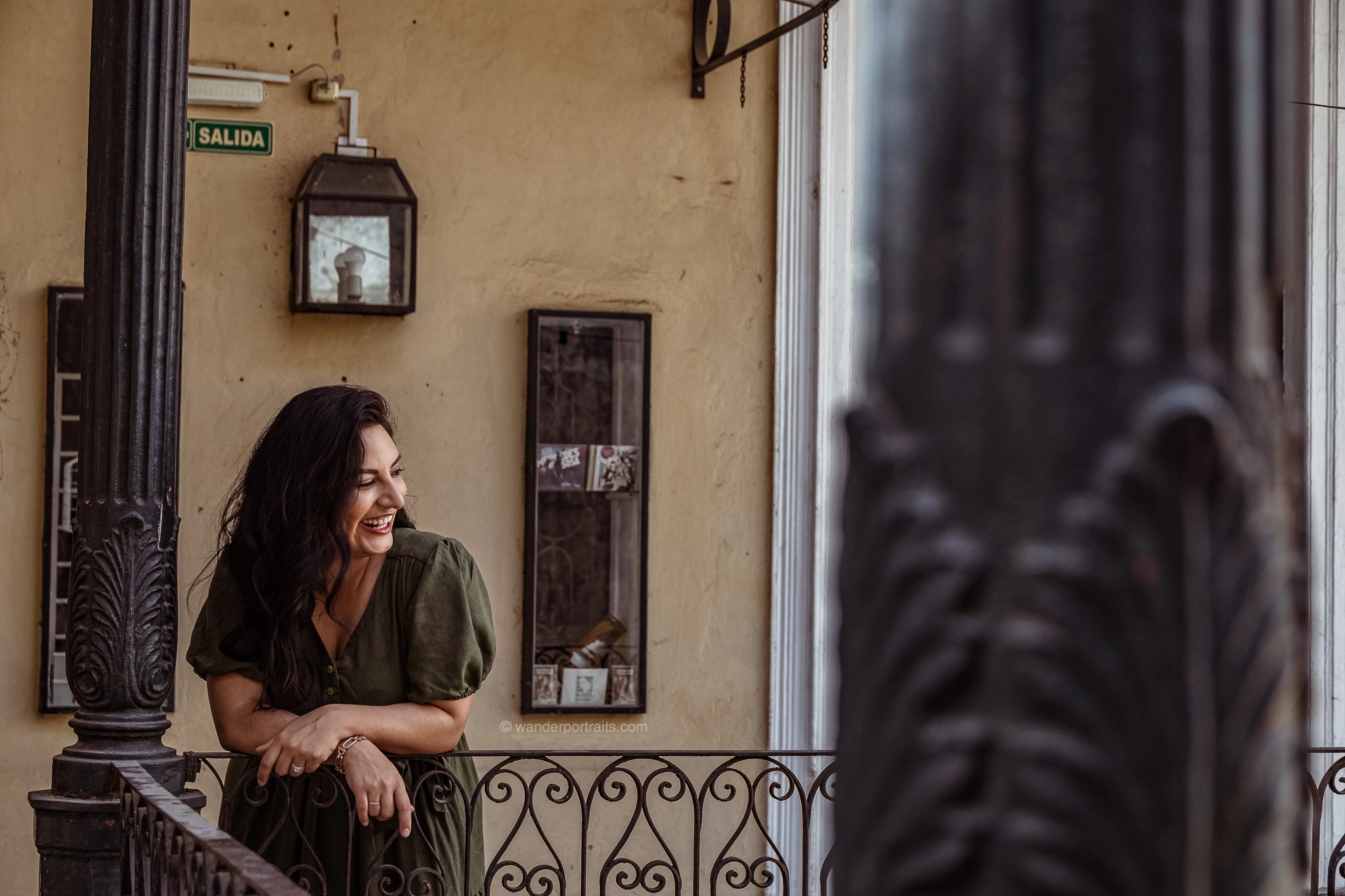 Luxury solo traveler photoshoot in San Telmo, Buenos Aires